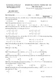 Đề thi cuối học kỳ 2 môn Toán lớp 12 năm 2020-2021 - Trường THPT Tân Túc (Mã đề 401)