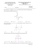 Đề thi thử THPT môn Toán năm 2021-2022 có đáp án - Trường THPT Trần Quốc Tuấn (Mã đề 001)