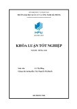 Khóa luận tốt nghiệp ngành Tiếng Anh: A study on personal pronouns in English and Vietnamese