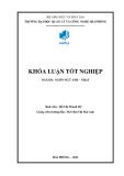 Khóa luận tốt nghiệp Ngôn ngữ Anh-Nhật: Some difficulties in English communication of first-year students at Hai Phong University of Management and Technology with foreigners and some suggested solutions