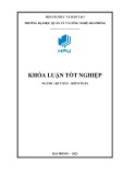 Khóa luận tốt nghiệp Kế toán - Kiểm toán: Hoàn thiện công tác lập và phân tích báo cáo tình hình tài chính của Công ty TNHH Pbox Việt Nam