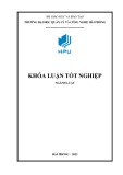 Khóa luận tốt nghiệp ngành Luật: Quy định của pháp luật về đảm bảo chất lượng dịch vụ viễn thông và thực tiễn tại VNPT Hải Phòng