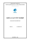 Khóa luận tốt nghiệp Kế toán - Kiểm toán: Hoàn thiện công tác kế toán hàng hóa tại Công ty TNHH Thương mại và Dịch vụ Xuất nhập khẩu Liên Minh