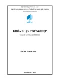 Khóa luận tốt nghiệp Kế toán - Kiểm toán: Hoàn thiện tổ chức kế toán vốn bằng tiền tại Công ty TNHH sản xuất và dịch vụ thương mại Tân Vũ