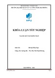 Khóa luận tốt nghiệp Kế toán - Kiểm toán: Hoàn thiện công tác kế toán nguyên vật liệu, công cụ dụng cụ tại Công ty cổ phần SIVICO (SJS.CO)