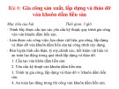 Bài giảng Gia công, lắp dựng và tháo dỡ ván khuôn - giàn giáo - Bài 6: Gia công sản xuất, lắp dựng và tháo dỡ ván khuôn dầm liền sàn