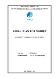 Khóa luận tốt nghiệp Việt Nam học: Tìm hiểu di tích và lễ hội Đinh Đẩu Sơn quận Kiến An, Hải Phòng trong đời sống văn hóa của người dân địa phương