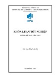 Khóa luận tốt nghiệp Kế toán - Kiểm toán: Hoàn thiện công tác kế toán vốn bằng tiền tại Công ty TNHH Thương mại Dịch vụ Toàn Thắng