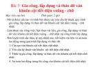 Bài giảng Gia công, lắp dựng và tháo dỡ ván khuôn - giàn giáo - Bài 3: Gia công, lắp dựng và tháo dỡ ván khuôn cột tiết diện vuông - chữ