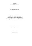 Luận văn Thạc sĩ Hóa học: Nghiên cứu sự hấp phụ Cu(II) bằng vật liệu Zeolit-MCM-41 được tổng hợp với nguồn silic từ tro trấu