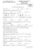 Đề thi giữa học kỳ 2 môn Toán lớp 12 năm 2020-2021 - Trường THPT Lương Ngọc Quyến (Mã đề 005)