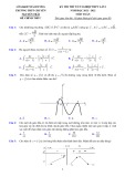 Đề thi thử THPT quốc gia môn Toán năm 2021-2022 kèm đáp án - Trường THPT Chuyên Nguyễn Trãi