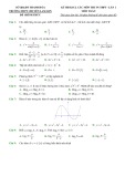 Đề thi thử THPT quốc gia môn Toán năm 2021-2022 kèm đáp án - Trường THPT Chuyên Lam Sơn