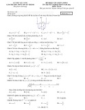 Đề thi thử THPT Quốc gia môn Toán năm 2021-2022 kèm đáp án - Sở GD&ĐT Bắc Ninh (Mã đề 171)