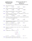 Đề thi thử tốt nghiệp THPT môn Toán năm 2021-2022 kèm đáp án - Trường chuyên THPT Lê Thánh Tông
