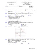 Đề thi thử tốt nghiệp THPT môn Toán  năm 2021-2022 kèm đáp án -Trường THPT Kinh Môn (Mã đề 001)