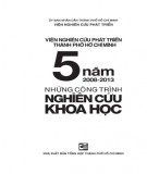 5 năm những công trình nghiên cứu khoa học: Phần 2