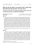 Đánh giá kết quả điều trị viêm quanh răng ở bệnh nhân bệnh thận mạn tính giai đoạn 5 lọc máu chu kỳ