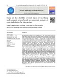 Study on the stability of rock mass around large underground cavern based on numerical analysis: A case study in the Cai Mep project