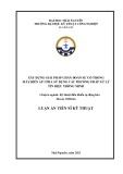 Luận án Tiến sĩ Kỹ thuật: Xây dựng giải pháp chẩn đoán sự cố trong máy biến áp 3 pha sử dụng các phương pháp xử lý tín hiệu thông minh