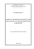 Luận án Tiến sĩ Kỹ thuật Cơ khí: Nghiên cứu hệ thống đo 3D chi tiết cơ khí bằng ánh sáng cấu trúc kết hợp mã gray và dịch đường