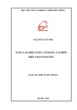 Luận án Tiến sĩ Kỹ thuật: Nâng cao hiệu năng cân bằng tải trên điện toán đám mây