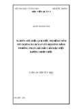 Luận án Tiến sĩ Y học: Nghiên cứu hiệu quả điều trị bệnh viêm mũi dị ứng do dị nguyên bụi bông bằng phương pháp giải mẫn cảm đặc hiệu đường dưới lưỡi