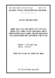 Luận án Tiến sĩ Y tế Công cộng: Hiệu quả của tin nhắn, tư vấn tạo động lực trên tuân thủ điều trị ở bệnh nhân đang điều trị Methadone tại thành phố Hồ Chí Minh, Việt Nam