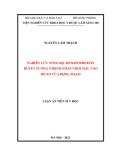 Luận án Tiến sĩ Y học: Nghiên cứu nồng độ apolipoprotein huyết tương ở bệnh nhân nhồi máu não do xơ vữa động mạch