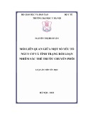 Luận án Tiến sĩ Y học: Mối liên quan giữa một số yếu tố nguy cơ và tình trạng rối loạn nhiễm sắc thể trước chuyển phôi