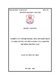Luận án Tiến sĩ Y học: Nghiên cứu mô bệnh học, hóa mô miễn dịch và một số yếu tố tiên lượng của sarcôm mô mềm thường gặp