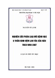 Luận án Tiến sĩ Y học: Nghiên cứu phân loại mô bệnh học u thần kinh đệm lan tỏa của não theo WHO 2007