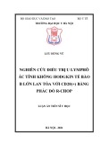 Luận án Tiến sĩ Y học: Nghiên cứu điều trị u lymphô ác tính không hodgkin tế bào B lớn lan tỏa với CD20(+) bằng phác đồ R-CHOP