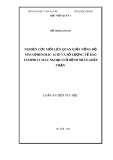 Luận án Tiến sĩ Y học: Nghiên cứu mối liên quan giữa nồng độ mycophenolic acid và số lượng tế bào lympho T máu ngoại vi ở bệnh nhân ghép thận