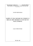 Luận án Tiến sĩ Y học: Nghiên cứu thay đổi một số cytokine và hiệu quả điều trị bệnh vảy nến mụn mủ bằng acitretin
