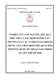 Luận án Tiến sĩ Y học: Nghiên cứu căn nguyên, kết quả điều trị và xác định đường lây truyền của các vi khuẩn đa kháng thuốc gây viêm phổi liên quan đến thở máy bằng kỹ thuật giải trình tự gen thế hệ mới