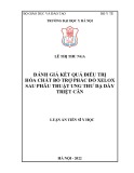 Luận án Tiến sĩ Y học: Đánh giá kết quả điều trị hóa chất bổ trợ phác đồ xelox sau phẫu thuật ung thư dạ dày triệt căn