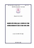 Luận án Tiến sĩ Y học: Nghiên cứu phân loại u lympho ác tính không Hodgkin tế bào B theo WHO 2008