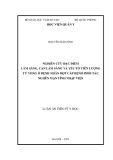 Luận án Tiến sĩ Y học: Nghiên cứu đặc điểm lâm sàng, cận lâm sàng và yếu tố tiên lượng tử vong ở bệnh nhân đợt cấp bệnh phổi tắc nghẽn mạn tính nhập viện