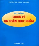 Công nghệ quản lý an toàn thực phẩm: Phần 1