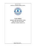 Giáo trình Bố trí đường cong (Nghề: Trắc địa công trình - CĐ/TC) - Trường Cao đẳng nghề Xây dựng