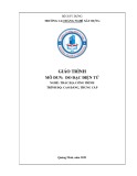 Giáo trình Đo đạc điện tử (Nghề: Trắc địa công trình - CĐ/TC) - Trường Cao đẳng nghề Xây dựng