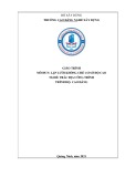 Giáo trình Lập lưới khống chế cơ sở độ cao (Nghề: Trắc địa công trình - Cao đẳng) - Trường Cao đẳng nghề Xây dựng