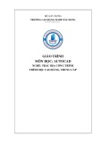 Giáo trình Autocad (Nghề: Trắc địa công trình - CĐ/TC) - Trường Cao đẳng nghề Xây dựng