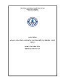 Giáo trình Gia công, lắp dựng và tháo dỡ ván khuôn - giàn giáo (Nghề: Cốt thép - hàn - Trung cấp) - Trường Cao đẳng nghề Xây dựng