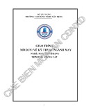 Giáo trình Vẽ kỹ thuật ngành may (Nghề: May thời trang - Trung cấp) - Trường Cao đẳng nghề Xây dựng