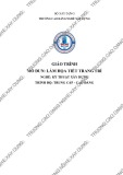 Giáo trình Làm họa tiết trang trí (Nghề: Kỹ thuật xây dựng - TC/CĐ) - Trường Cao đẳng nghề Xây dựng