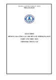 Giáo trình Gia công các chi tiết cốt thép bằng máy (Nghề: Cốt thép - hàn - Trung cấp) - Trường Cao đẳng nghề Xây dựng