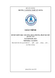 Giáo trình Hàn ống bằng phương pháp hàn hồ quang tay (Nghề: Hàn - Cao đẳng) - Trường Cao đẳng nghề Xây dựng (Chương trình năm 2021)