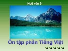 Bài giảng Ngữ văn 9 - Bài 27: Ôn tập phần tiếng Việt